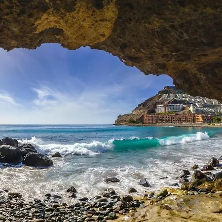 Lejlighed Lujoso Con Vistas A La Playa En El Sur De Gran Canaria